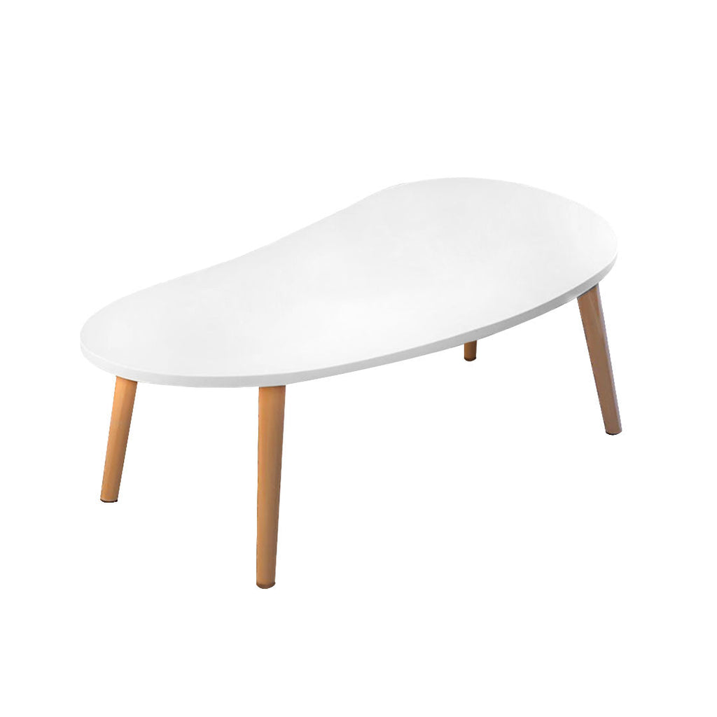 NNEAGS 80x40cm White Living Room Nordic  Coffee Table Simple Modern Home Style-0